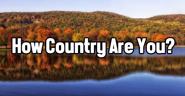 How Country Are You?