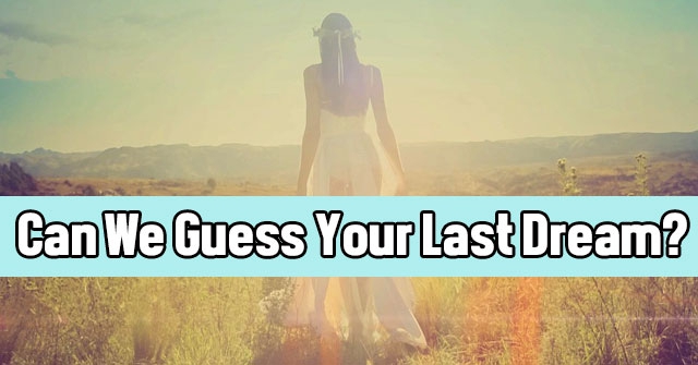 Can We Guess Your Last Dream?