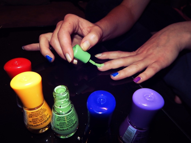 When do you usually take off your nail polish?