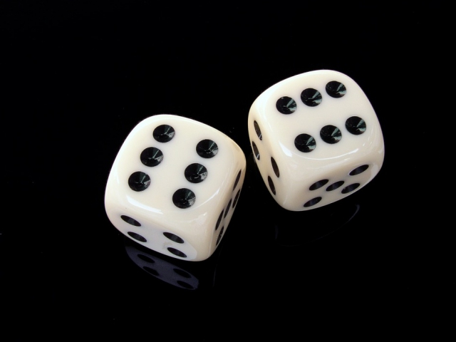 When you roll the dice, your numbers usually add up to...