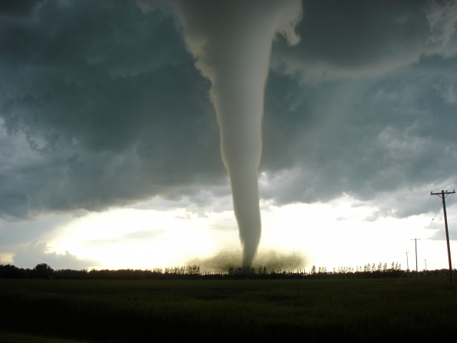 What would you do if you saw a tornado approaching you?