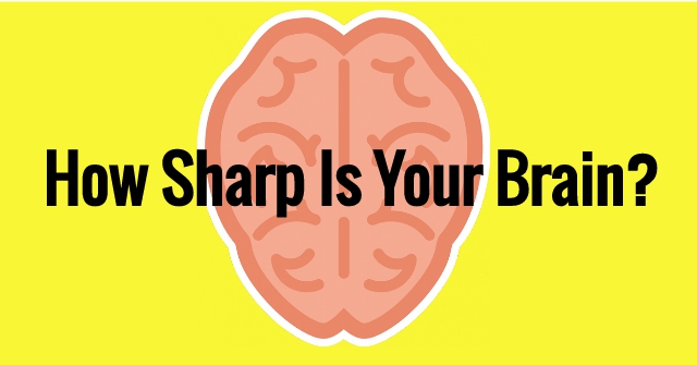 How Sharp Is Your Brain?