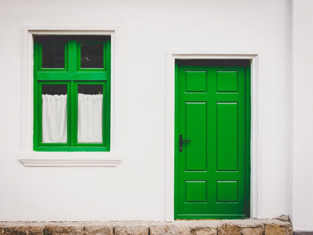 If you could paint your front door one of the following colors, what color would it be?