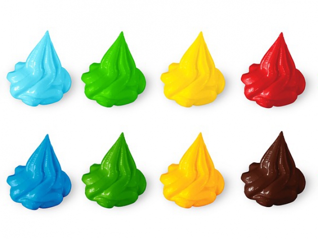 Pick a frosting color.