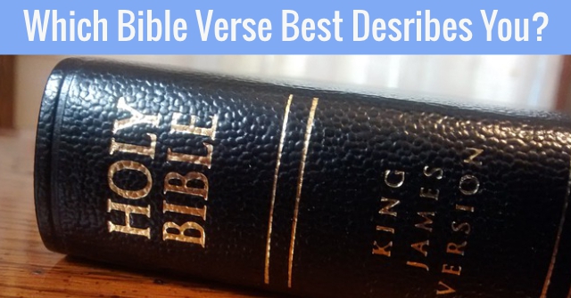 Which Bible Verse Best Desribes You?