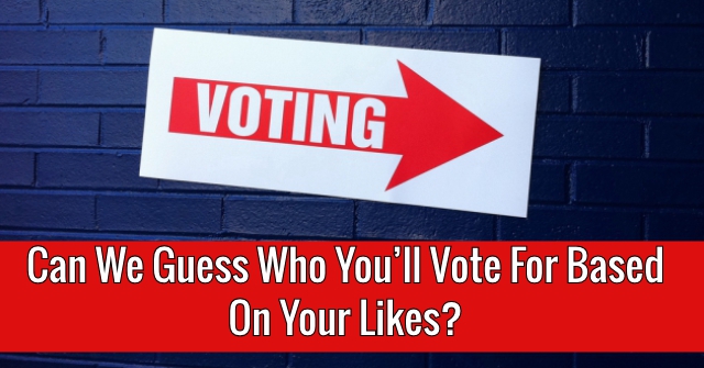 Can We Guess Who You’ll Vote For Based On Your Likes?